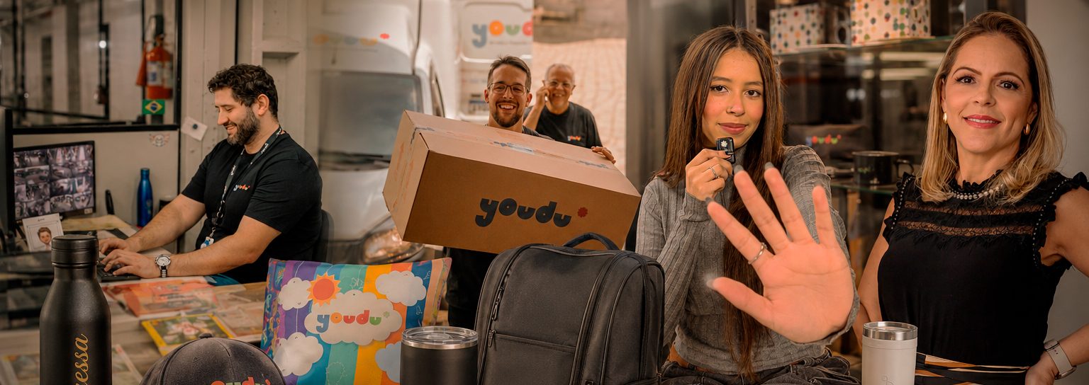 Equipe e produtos da Youdu por dentro da operação