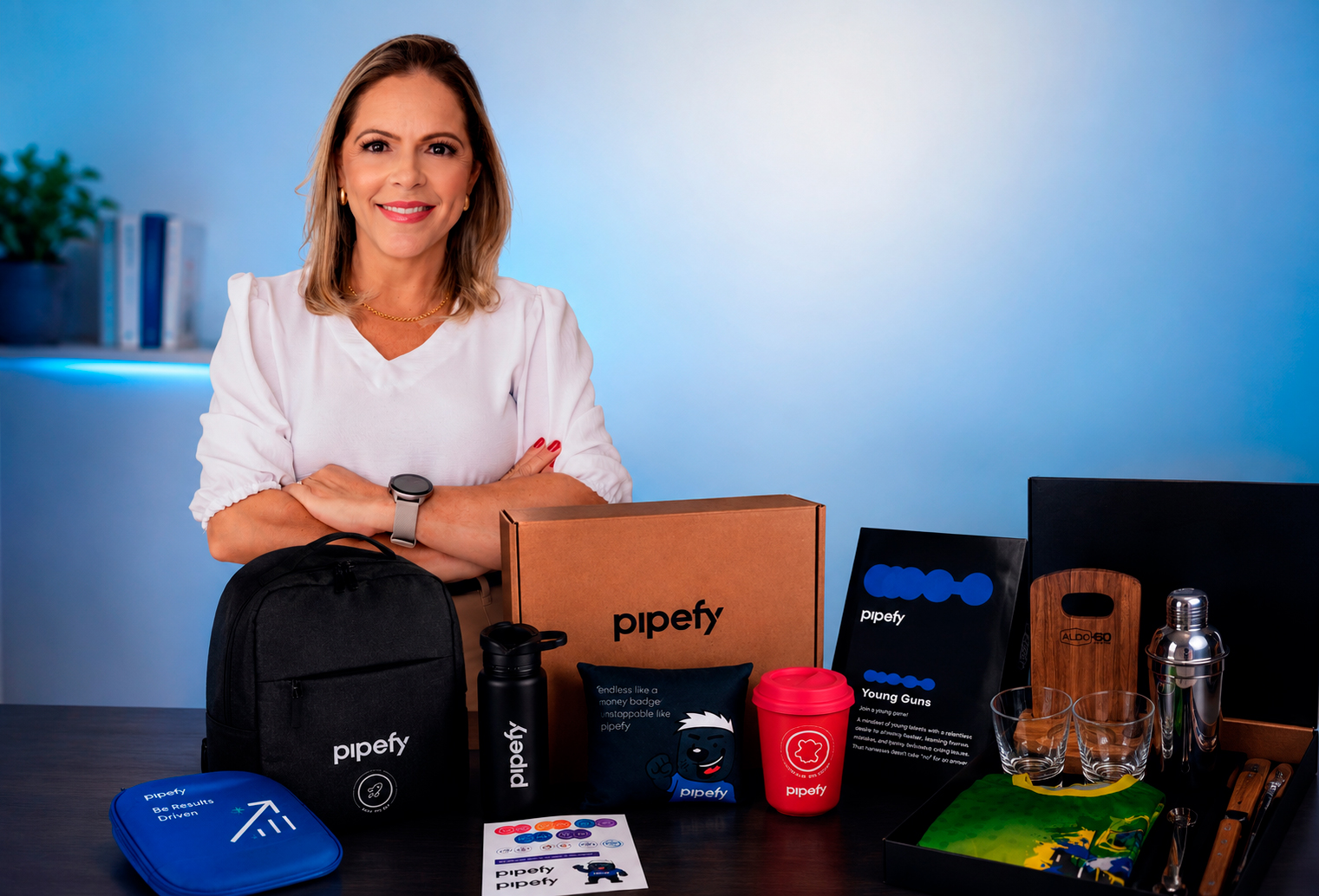 Especialista Youdu apresentando soluções para RH